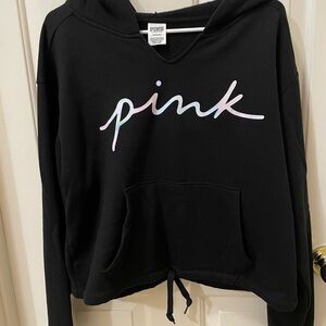 Pink Black Hoodie